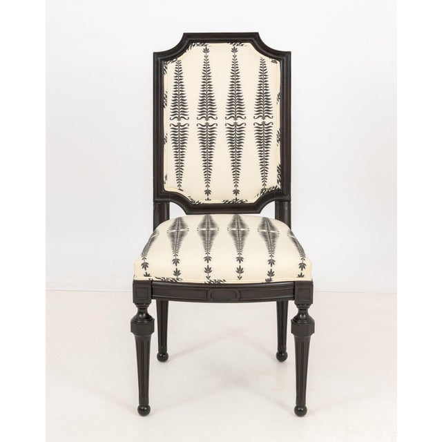 Modern "Fern Tree" Upholstered Dining Chairs, 10 For Sale - Image 9 of 15