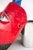 Large Vintage Hand Carved Red Diablo Costume Mask With Beard & Blue Feathers For Sale - Image 9 of 18