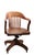 Rustic Vintage Bank of England Jury Style Swivel Tilt Office Desk Chair by Marcy- Morris For Sale - Image 3 of 17