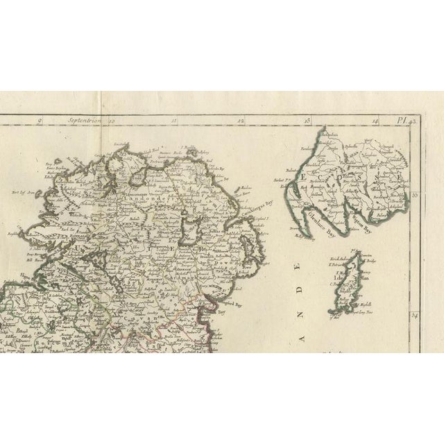 Antique Kingdom of Ireland Map from De Vaugondy, Venice, Italy, 1778 For Sale - Image 4 of 11