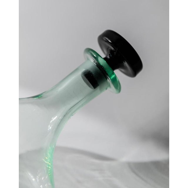 Vintage Murano Glass Decanter with Stopper, 1960s For Sale - Image 5 of 11