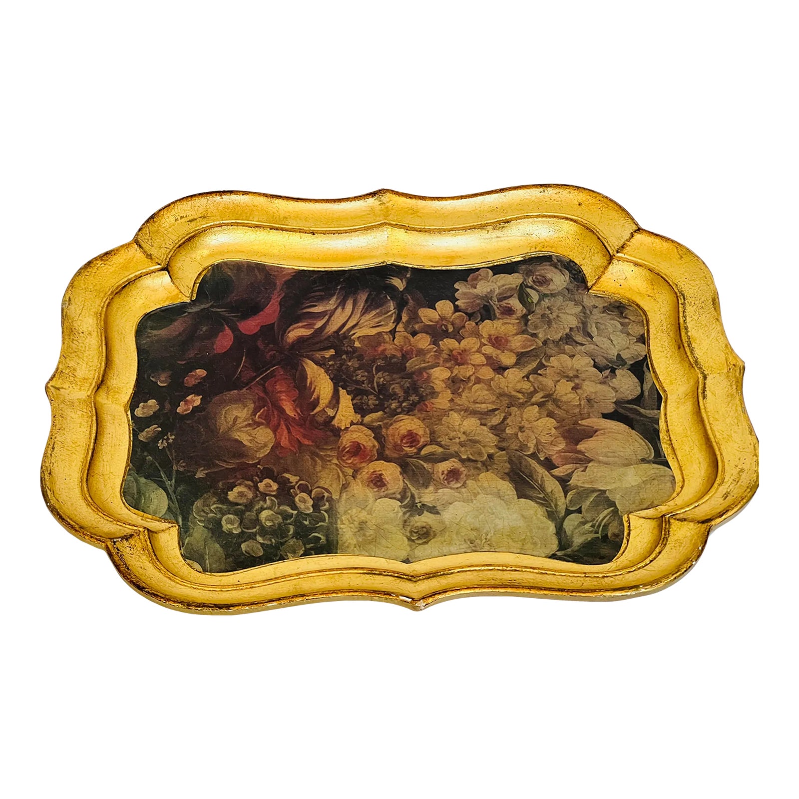 Florentine Wood Serving Tray Made in Italy Chairish