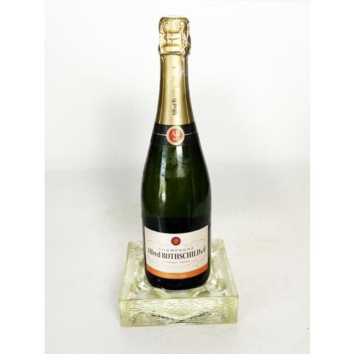 Art Deco Square Ashtray in Saint-Gobain Glass, France, 1940s For Sale - Image 4 of 10