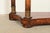 Maitland Smith Style French Empire Burl Wood and Gold Gilt Demilune Console Table For Sale - Image 11 of 16