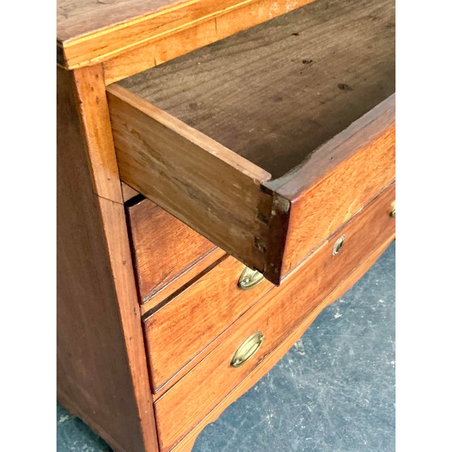 Brown Vintage Boho Chippendale Chest of Drawers For Sale - Image 8 of 9