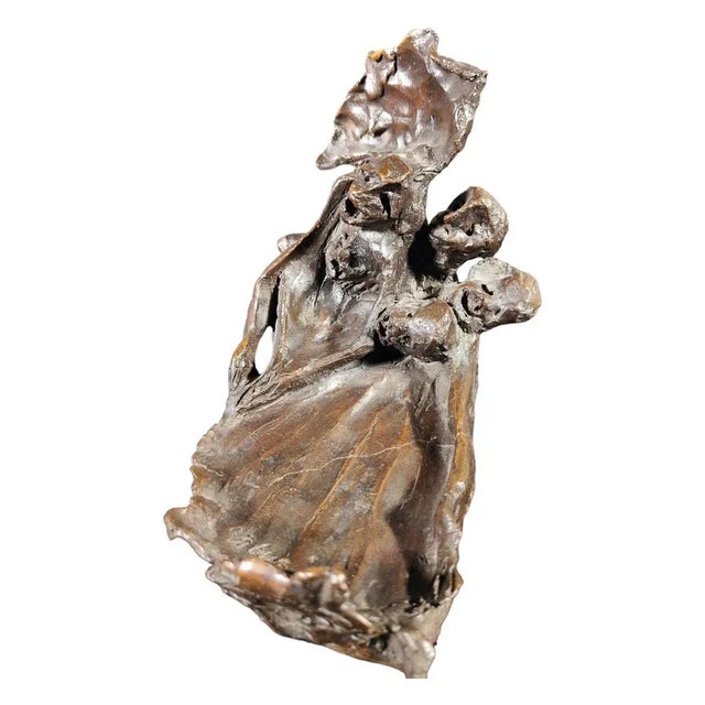 Bronze Sculpture by Goya, 1950 For Sale - Image 3 of 11