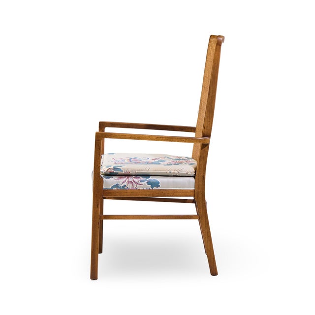 Founders Style Mid Century Oak and Cane Dining Chairs - Set of 6 For Sale - Image 15 of 17