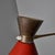1960s Large Red and Grey Diabolo Articulating Wall Lamp Attributed to Pierre Guariche For Sale - Image 12 of 18
