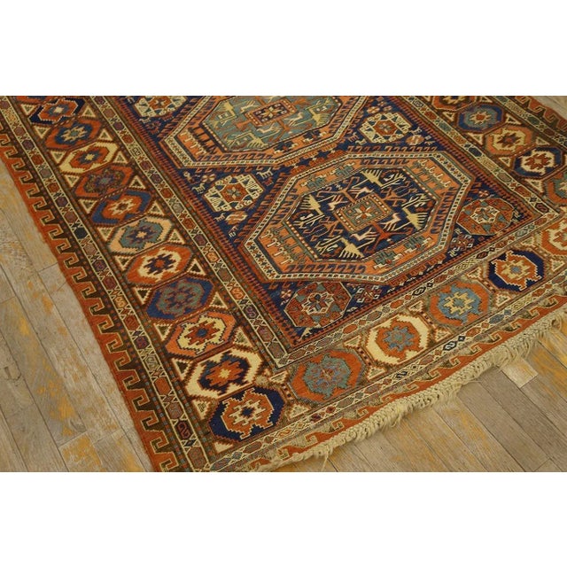19th Century Caucasian Sumak Carpet For Sale In New York - Image 6 of 11