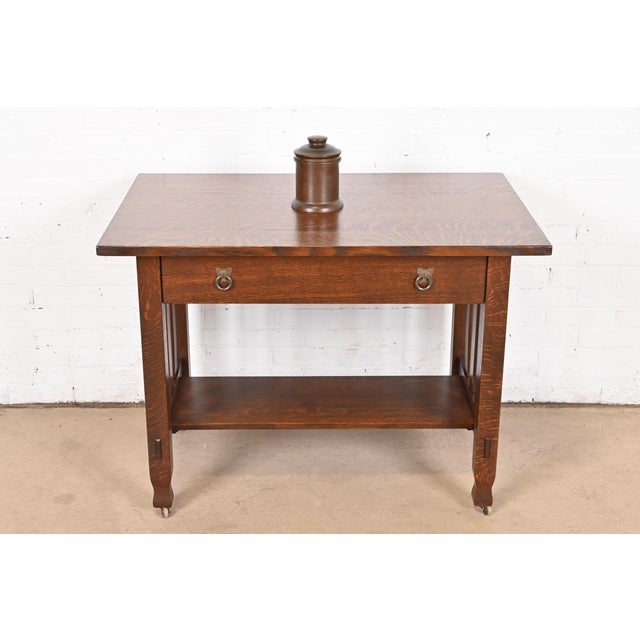 Heintz Arts & Crafts Bronze Round Container With Lid, Circa 1910 For Sale - Image 11 of 12