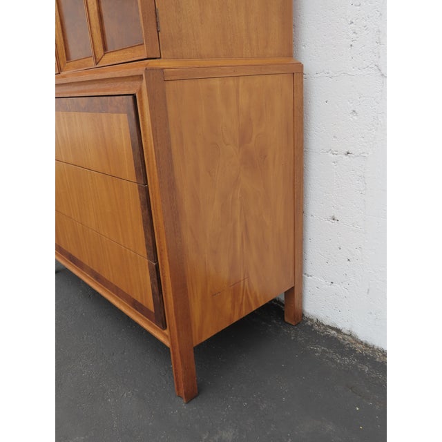 Mid-Century Modern Basic Witz Mid Century Modern Tall Chest of Drawers Highboy 6575 For Sale - Image 3 of 17