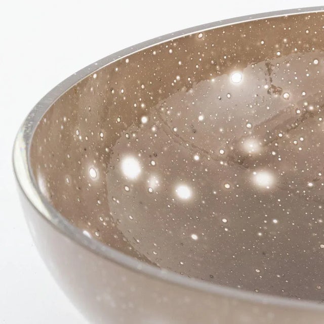 Barbini Murano "Moon Crater" Glass Bowls, 3 For Sale - Image 9 of 11