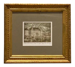 Circa 19th Century Cityscape Print