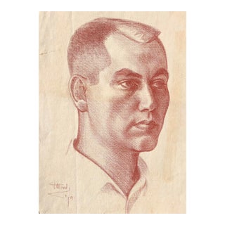 1959 Portrait of Man by Mood For Sale