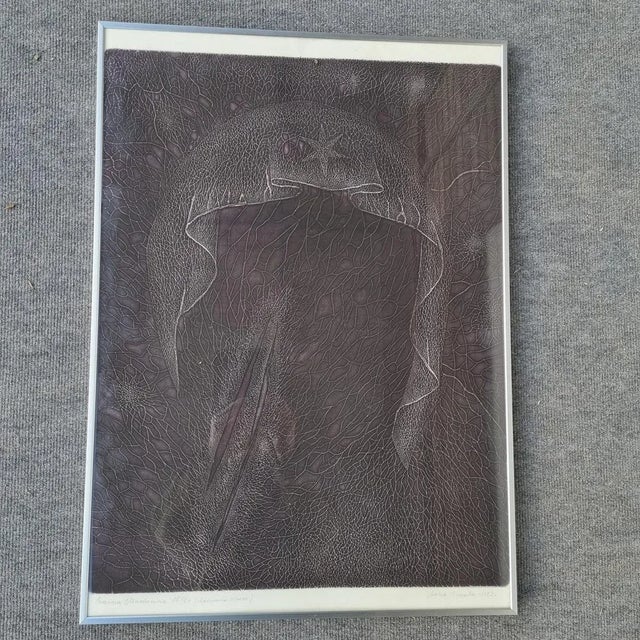 Personal representation of the artist in 1982 of Our Lady of Ostra Brama, Mother of Mercy, Black Madonna of one of the...