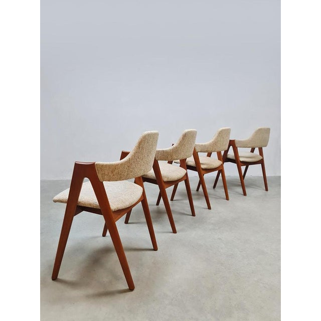 Vintage Danish Compass Dining Chair by Kai Kristiansen, 1960s For Sale - Image 4 of 6