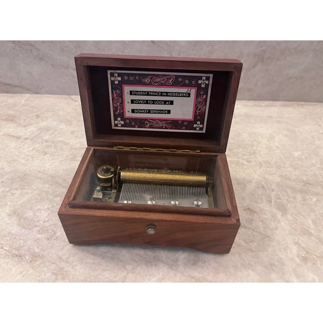 Thorens Swiss 3-Air Cylinder Music Box For Sale - Image 9 of 10