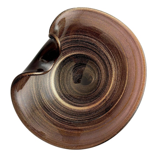 Large Murano Glass Centrepiece Bowl from Alfredo Barbini, Italy, 1970s For Sale