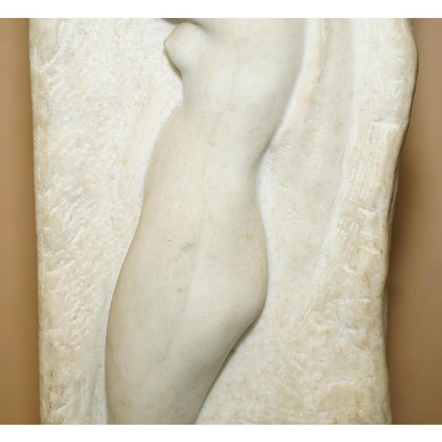 Carved Marble Statue by Amedeo Gennarelli, 1920s For Sale - Image 6 of 18