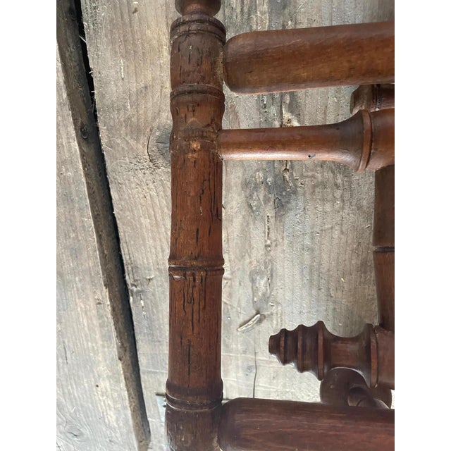 Tan Antique Wooden Coat Rack, 1890s For Sale - Image 8 of 10