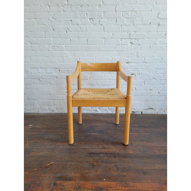 1970s Carimate Chairs Attributed to Vico Magistretti, Set of 4 For Sale In Raleigh - Image 6 of 11