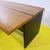 Black Vintage Desk with Wooden Top and Black Lacquered Sides For Sale - Image 8 of 11