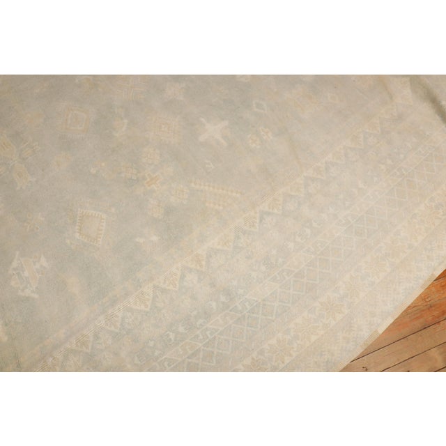 Textile Vintage Zabihi Collection Large Pale Green Moroccan Rug - 8'3" x 16' For Sale - Image 7 of 11