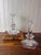 An elegant pair of vintage signed crystal candlesticks by Val Saint-Lambert, the renowned Belgian crystal manufacturer...
