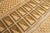 Textile 6'x9' Hand-Knotted Modern Tibetan Wool & Silk Carved Linear Rug in Gold & Green For Sale - Image 7 of 10