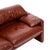 Animal Skin Red Maralunga Love Seat by Vico Magistretti for Cassina, Circa 1970s For Sale - Image 7 of 9