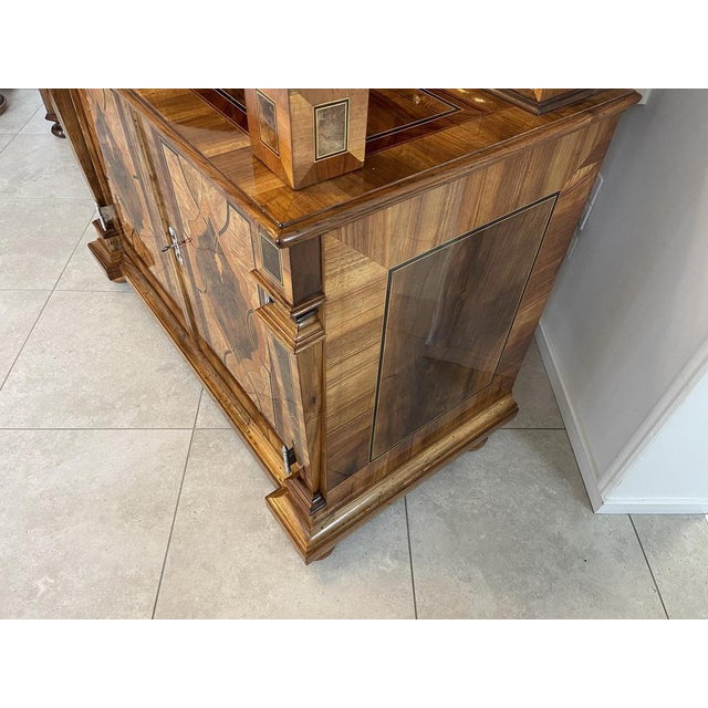 Vintage Baroque Brown Secretary For Sale - Image 13 of 18