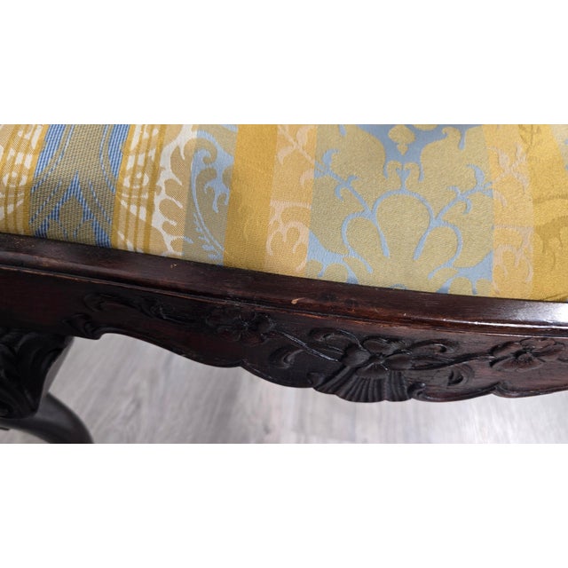 Vintage Chippendale Wooden Chairs, 1930s, Set of 2 For Sale - Image 15 of 17