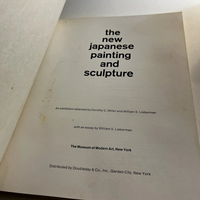 Japanese 1966 New Japanese Painting and Sculpture Book For Sale - Image 3 of 11