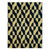 Modern Galerie Shabab Collection Mid-20th Century Handmade Turkish Art Deco Accent Rug in Yellow and Blue For Sale - Image 3 of 10