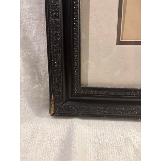 Louis Icart Etching Print "Dog Bite " Signed and Framed For Sale In Chicago - Image 6 of 11