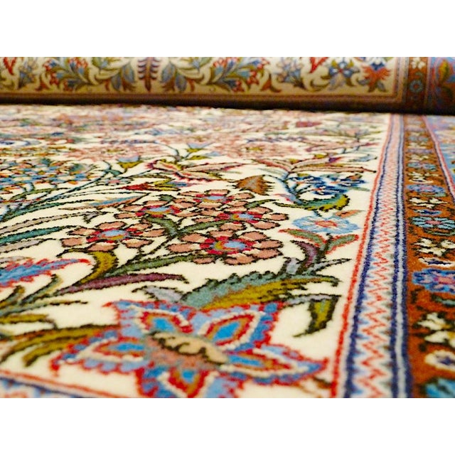 Isfahan Tree of Life Rug, 1970s For Sale - Image 11 of 12