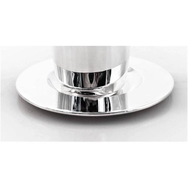Modern Sterling Goblet and Tray For Sale - Image 4 of 6