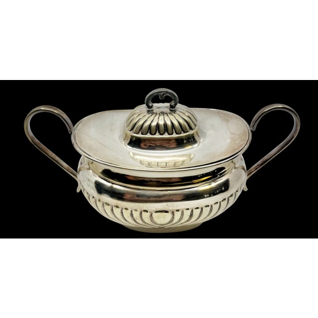 Antique William Adam’s Sheffield Silver Plated Five-Piece Coffee & Tea Service For Sale - Image 9 of 16