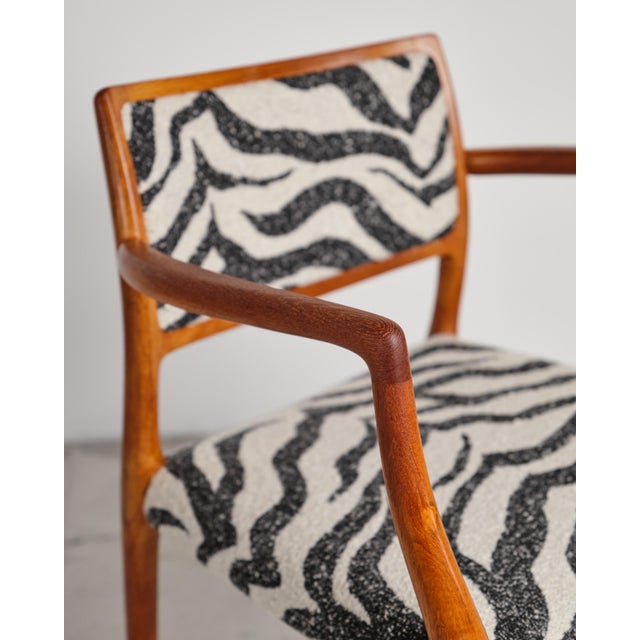 Wood Model 65 Armchairs from Niels O. Møller, Denmark, 1968, Set of 2 For Sale - Image 7 of 15