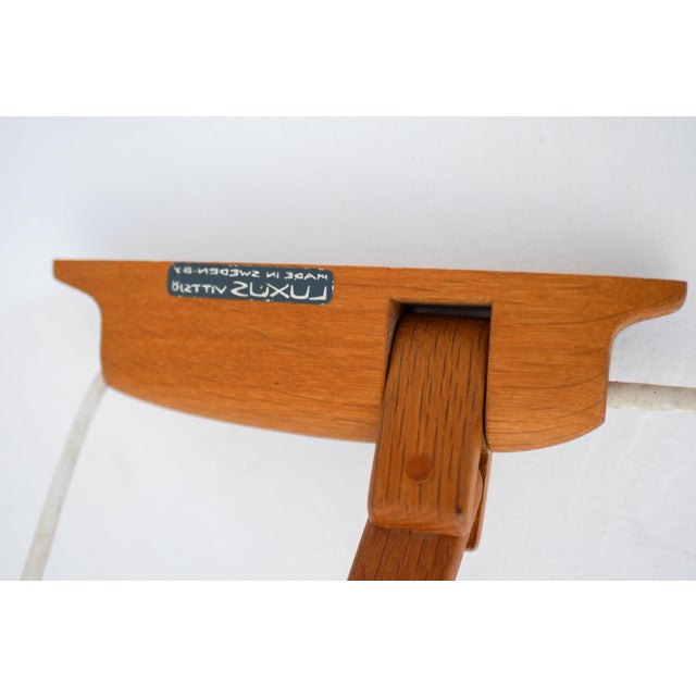 Mid-Century Swedish Wall Lamp in Teak by Uno and Östen Kristiansson for Luxus, 1960s For Sale - Image 9 of 16