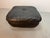 Animal Skin Large Italian Space Age Postmodern Black Leather Ottoman with Cord Lacing from Busnelli, 1970s For Sale - Image 7 of 7