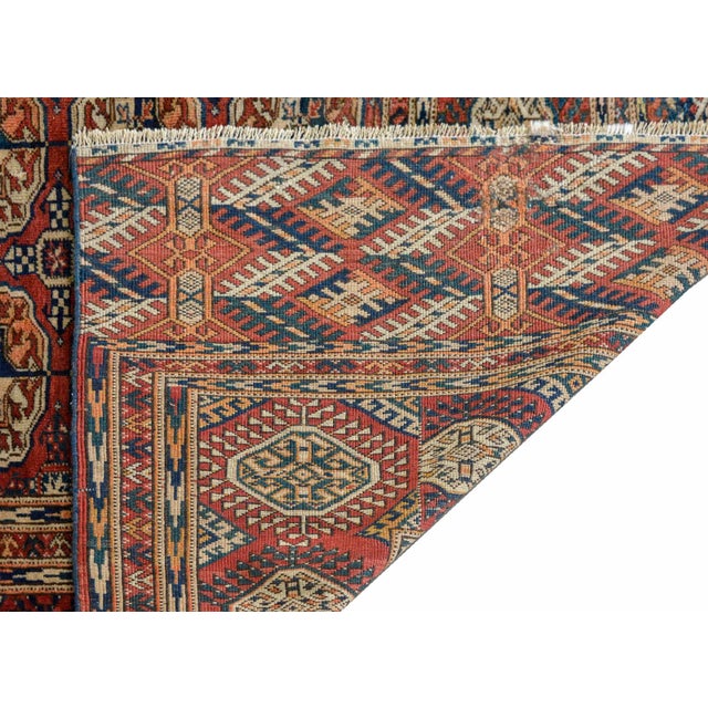 Early 20th Century Persian Tekeh Rug For Sale - Image 11 of 12
