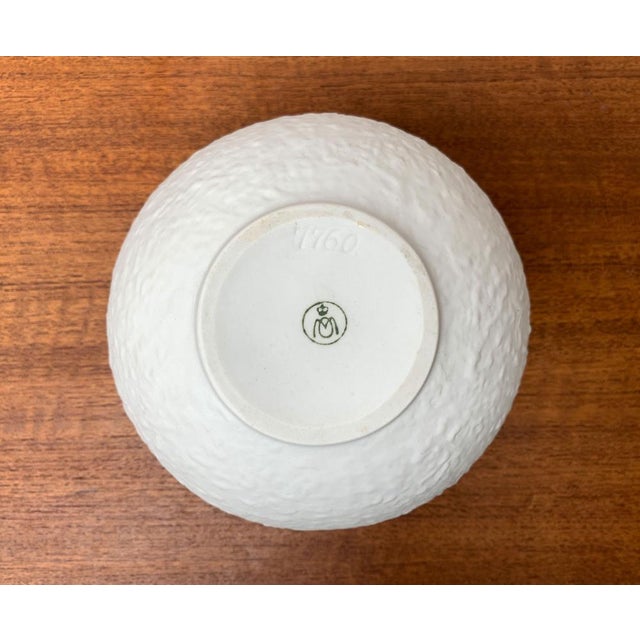 Ceramic Mid-Century German Ceramic Vase from Porzellanfabrik Metzler & Ortloff, 1960s For Sale - Image 7 of 17