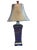 Tuscan Uttermost Tuscan Textured Ceramic Table Lamp With Rectangular Hardback Shade For Sale - Image 3 of 5