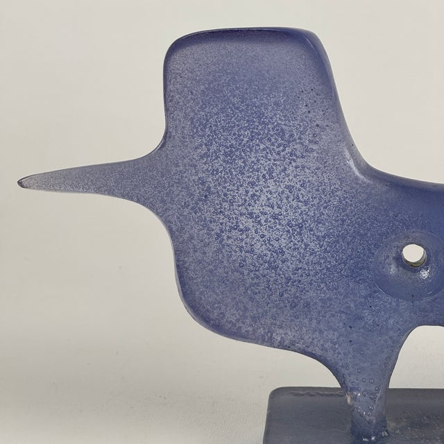 French Victor Roman for Daum Limited Edition Pate De Verre Chimère Glass Sculpture Circa 1970, Le 28/200 For Sale - Image 3 of 9
