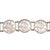 Chic vintage Portuguese bracelet crafted in 833 silver (circa 1940s to 1950s). The bracelet highlights repeating links...