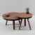 Small Walnut-Black Batea Tray Table by Daniel García Sánchez for Woodendot For Sale - Image 4 of 5