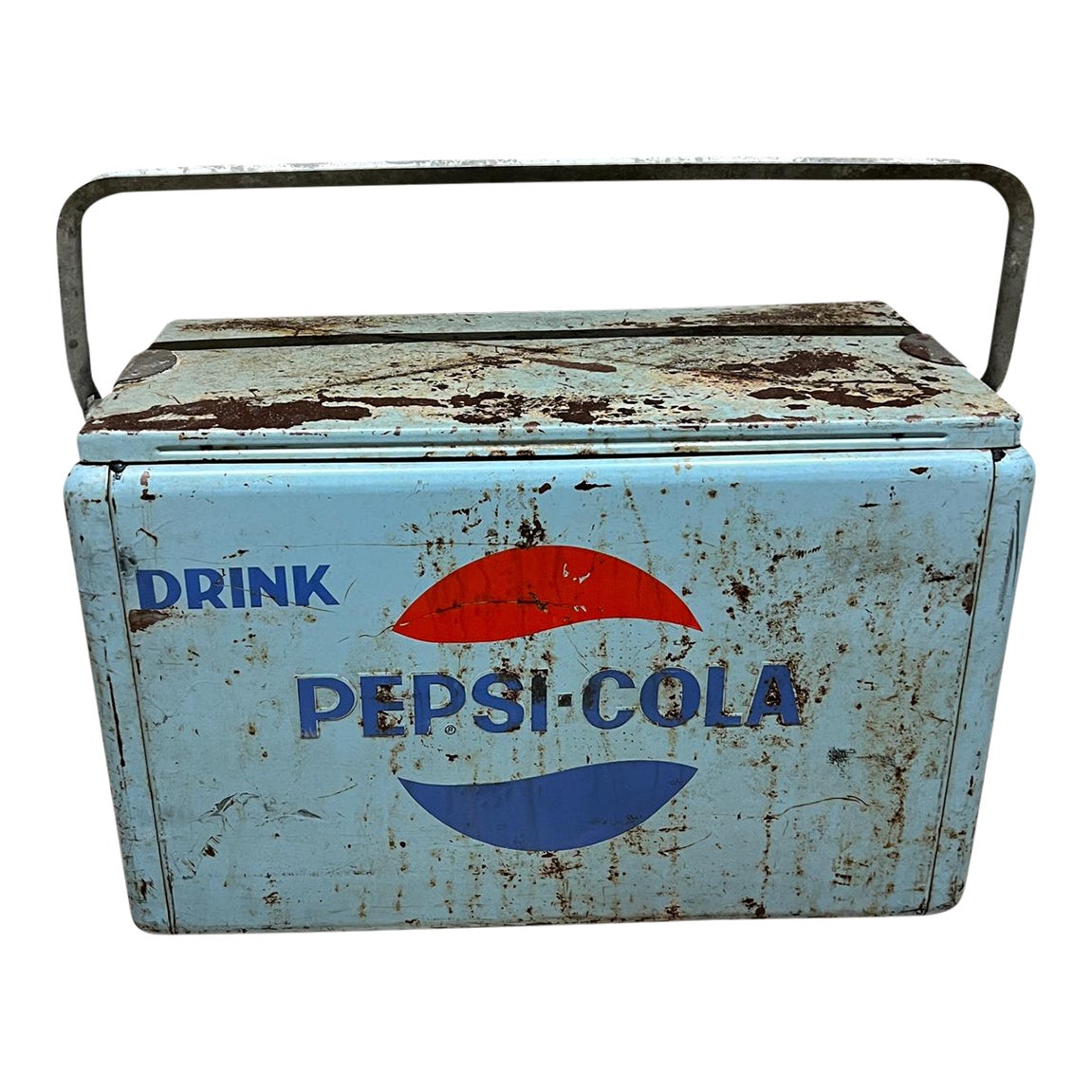 1950s Drink Pepsi Cola Ice Chest Cooler | Chairish