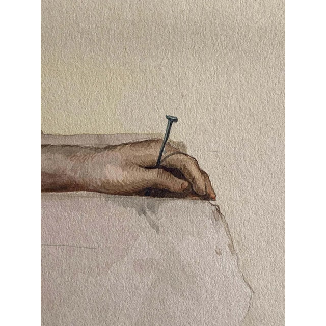 John Lear Watercolor "Aftermath" For Sale - Image 12 of 13