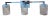 Visual Comfort Generation Lighting Lando 3 Light Vanity Sconce For Sale